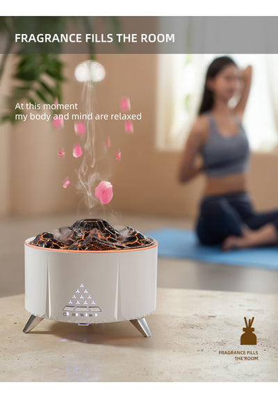 Difusor Ultrasónico Aroma Fuego con Humidificador, Altavoz Bluetooth y Ruido Blanco - Image 17