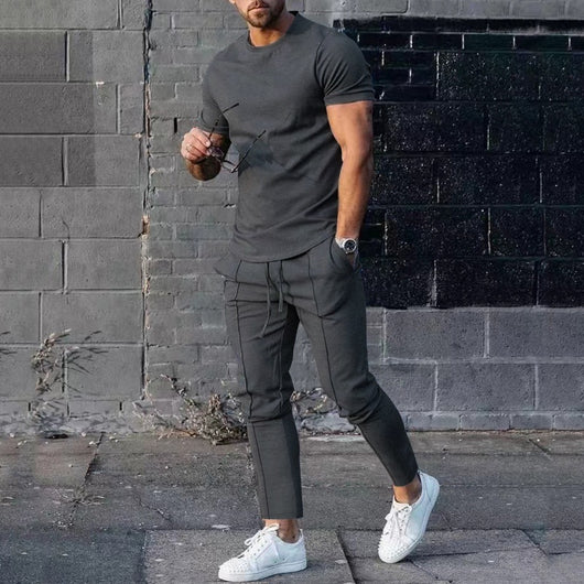 Conjunto Deportivo Casual: Camiseta y Pantalón de Algodón - Image 11