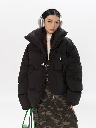 Chaqueta de Panadero con Detalles Metálicos Asimétricos - Image 6