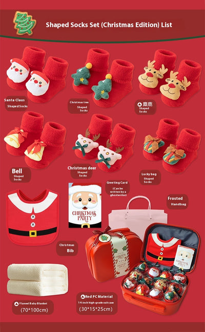Set de Regalo Calcetines y Babero para Bebé - Estilo Premium - Image 9
