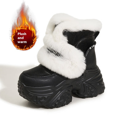 Botas de Nieve para Mujer con Suela Gruesa y Forro de Felpa - Image 6