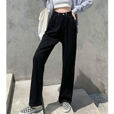 Pantalón Ancho de Tiro Alto con Hebilla Ajustable - Image 7