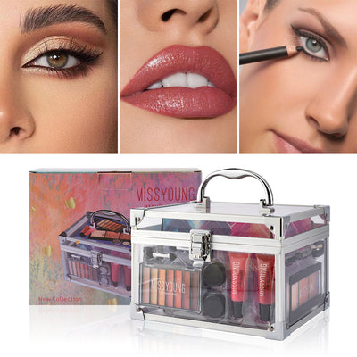 Kit Completo de Maquillaje Facial: Rubor, Sombra y Labial Estilo Europeo y Americano - Image 8