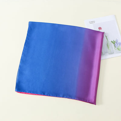Pañuelo de Seda con Degradado de Colores para Mujer - Image 35