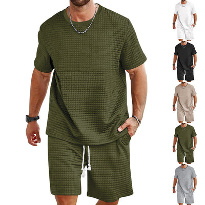 Conjunto Deportivo Casual: Playera y Shorts de Color Liso - Image 11