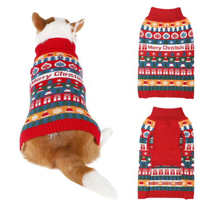 Suéter Navideño para Mascotas Rojo en Acrílico - Image 13