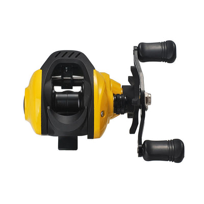 Carrete de Pesca Amarillo Luya con Rueda de Agua - Modificación Profesional - Image 12