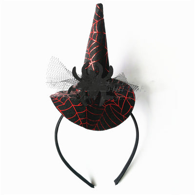 Diadema de Bruja para Halloween con Araña, Calavera y Murciélago - Image 5