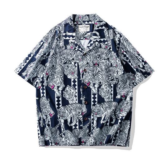 Camisa Hawaiana Cuello Cubano Floral - Image 59