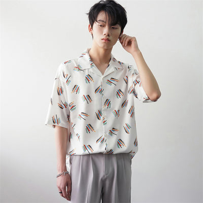 Camisa Casual de Verano con Estampado Exclusivo para Hombre - Image 2