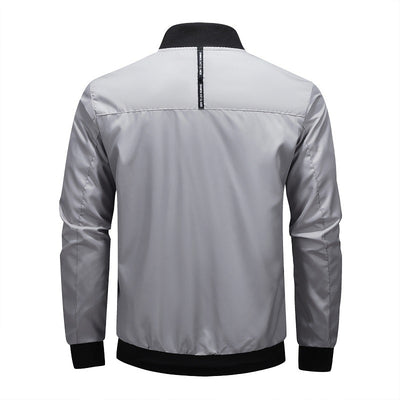 Abrigo Casual de Hombre Liso para Primavera y Otoño - Image 11