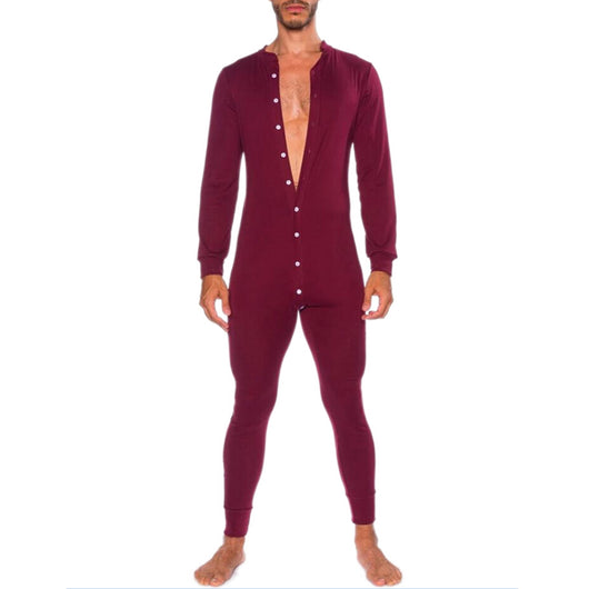 Jumpsuit Entallado de Color Liso para Casa y Relajación - Image 11