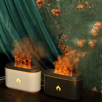 Difusor Ultrasónico 3D con Efecto Llama 300ML - Humidificador Aromático - Image 3
