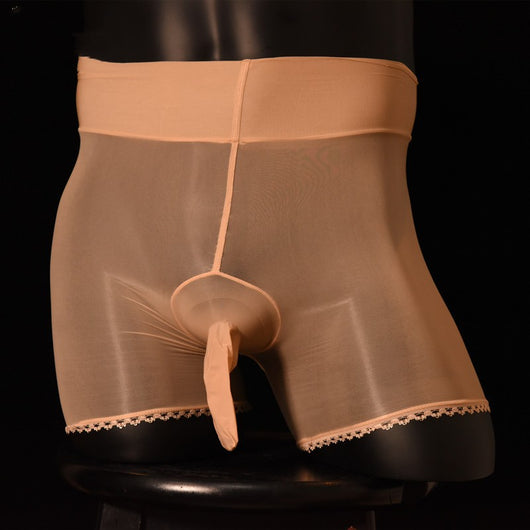 Ropa Interior Masculina Brillante Transparente Sexy - Image 4