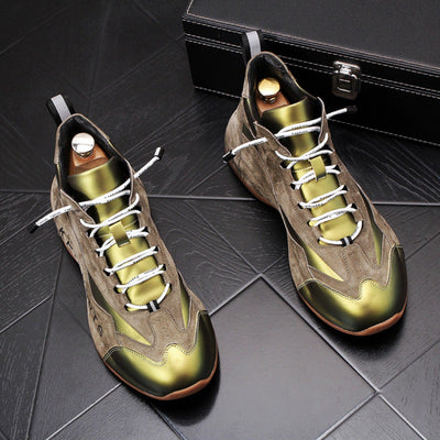Botas Cortas de Cuero con Acabado Brillante para Jóvenes - Image 4