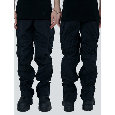 Pantalones Plisados para Hombre con Diseño 3D de Perfil Exclusivo - Image 6