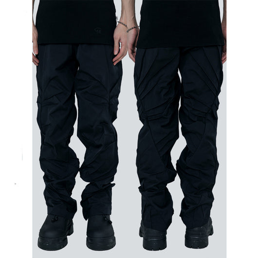 Pantalones Plisados para Hombre con Diseño 3D de Perfil Exclusivo - Image 6