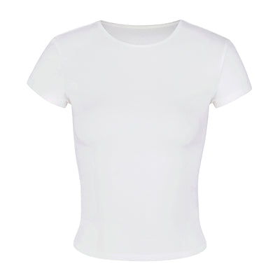 Playera Ajustada de Manga Corta para Mujer - Diseño Slim Fit Verano - Image 5