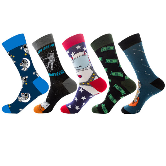 Calcetines Jacquard de Moda Unisex con Diseño Animal - Image 52