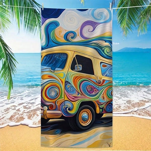Toalla de Playa Microfibra Secado Rápido con Diseño Creativo - Image 32