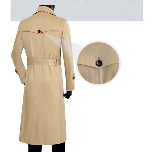 Abrigo de Moda Coreana para Hombre - Colección Otoño - Image 11