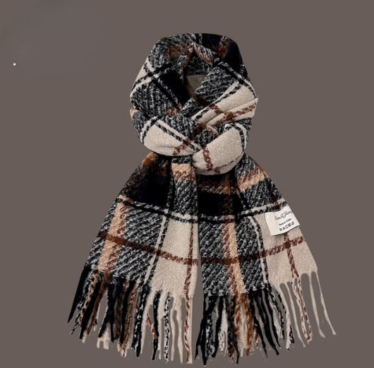 Bufanda Escocesa de Imitación Cachemira para Mujer - Cálida y Versátil - Image 30