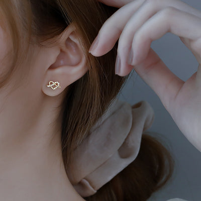 Aretes de Plata 925 Minimalistas para Mujer