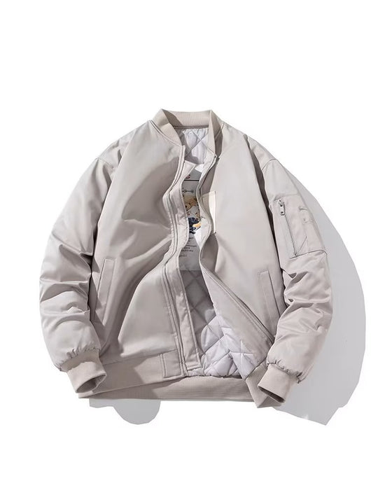 Chamarra de Piloto Bordada y Acojinada para Hombre - Image 15