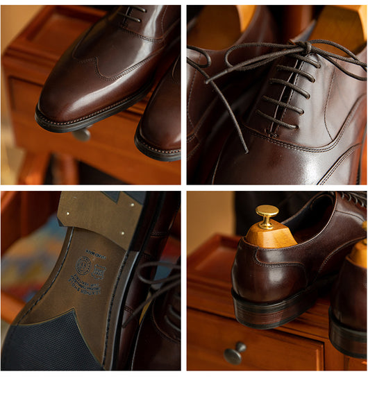 Zapatos Brogue de Cuero para Hombre - Calzado Formal Ejecutivo - Image 14