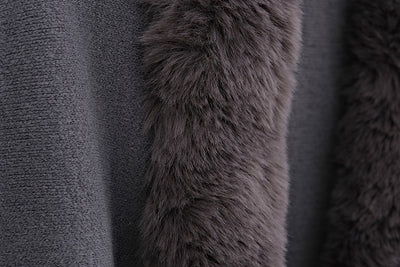 Capa y Chal de Doble Capa con Cuello de Conejo para Otoño e Invierno - Image 16