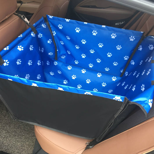 Asiento Trasero Plegable con Diseño de Huella de Gato