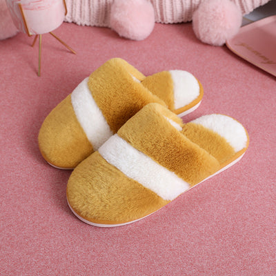 Pantuflas de Invierno de Algodón con Pelaje de Conejo - Calidez y Confort - Image 16