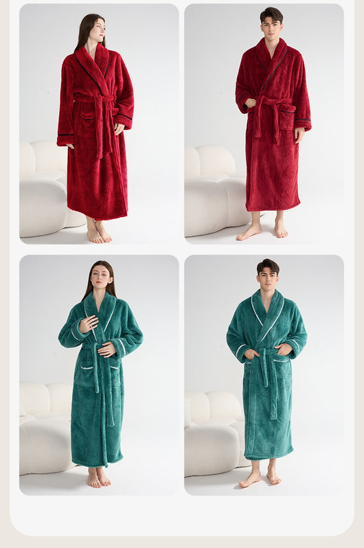 Bata Térmica para Parejas - Abrigo Grueso Otoño Invierno - Image 14