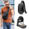 Mochila de Carga Dura con Diseño Geométrico para Hombre