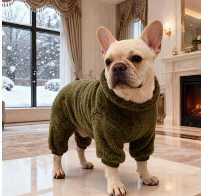 Suéter Cálido de Cuello Alto para Mascotas de Cuatro Patas - Image 5