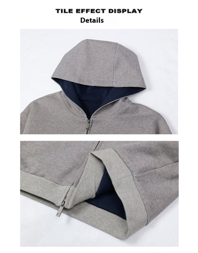 Cardigan Sudadera con Capucha y Doble Cierre - Corte Holgado y Casual - Image 9