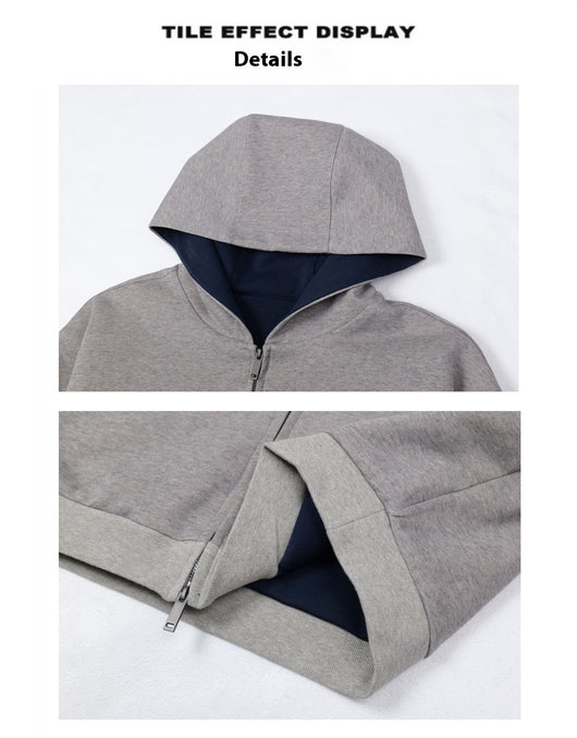 Cardigan Sudadera con Capucha y Doble Cierre - Corte Holgado y Casual - Image 9