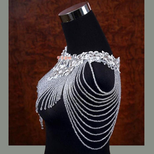 Chal Nupcial Artesanal con Cuentas de Cristal - Image 5