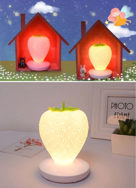 Luz Nocturna Fresa con Carga USB - Image 10