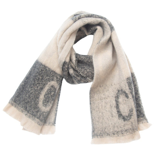 Bufanda Jacquard Unisex con Letras - Estilo Moderno para Él y Ella - Image 6
