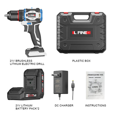 Taladro Atornillador Inalámbrico 21V con Batería de Litio - Kit Profesional Multifunción - Image 6