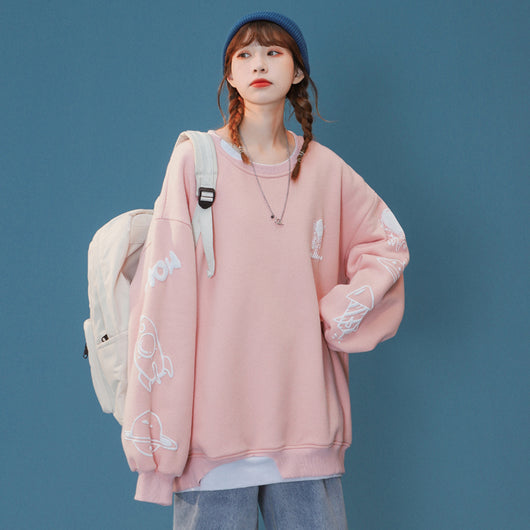 Chaqueta Falsa Dos Piezas Estilo Coreano Suelta Diseño Nicho - Image 3