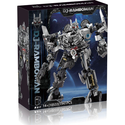 Modelo Mecha Lobo Oscuro 7051 - Rompecabezas de Bloques de Construcción - Image 8