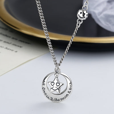 Collar Plata Luna y Estrellas - Diseño Creativo en Plata Esterlina - Image 9