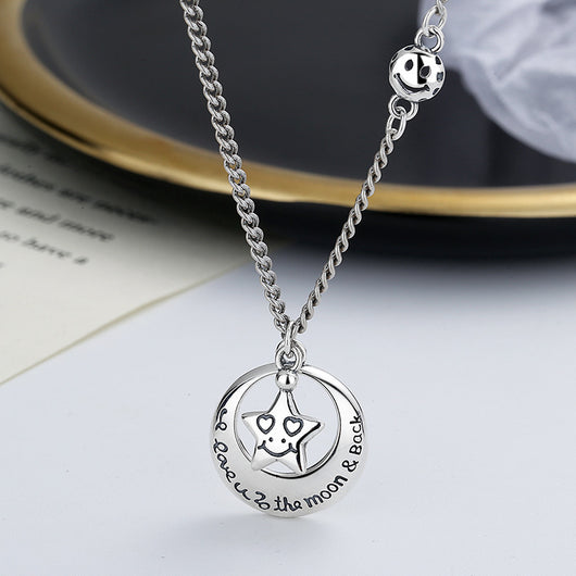 Collar Plata Luna y Estrellas - Diseño Creativo en Plata Esterlina - Image 9
