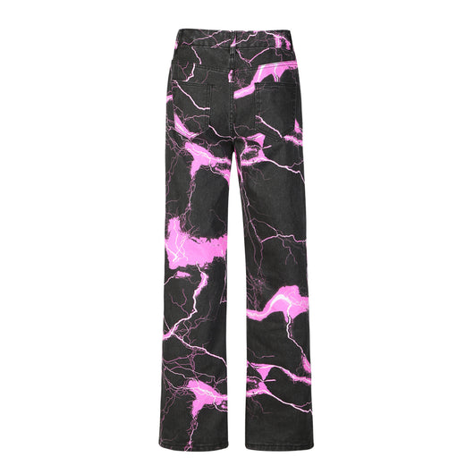 Jeans Casuales Estampados de Estilo Urbano - Image 19