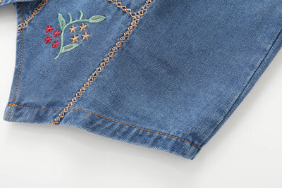 Chaleco Denim Bordado Étnico Cuello V Reforzado - Image 12