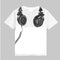 Camiseta Infantil de Manga Corta con Patrón de Auriculares