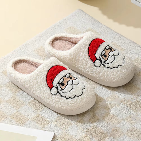 Pantuflas Navideñas Reno Térmicas Felpa Cálidas para Hombre y Mujer