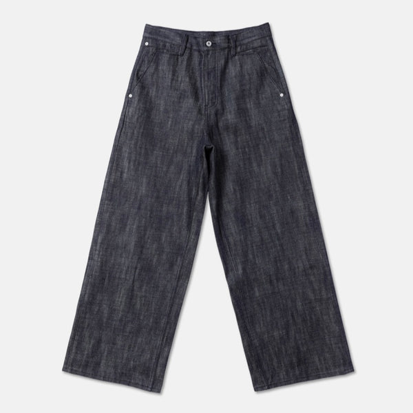Pantalones Rectos Texturizados Oversized
